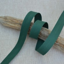 Plain bias tape 20 mm - Fir green 167
